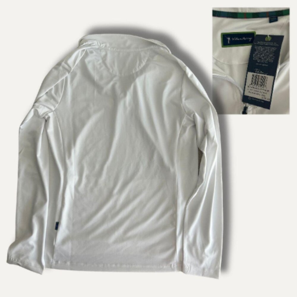 William Murray Women's Chip Shot Pullover in White Size Medium - Picture 3 of 4
